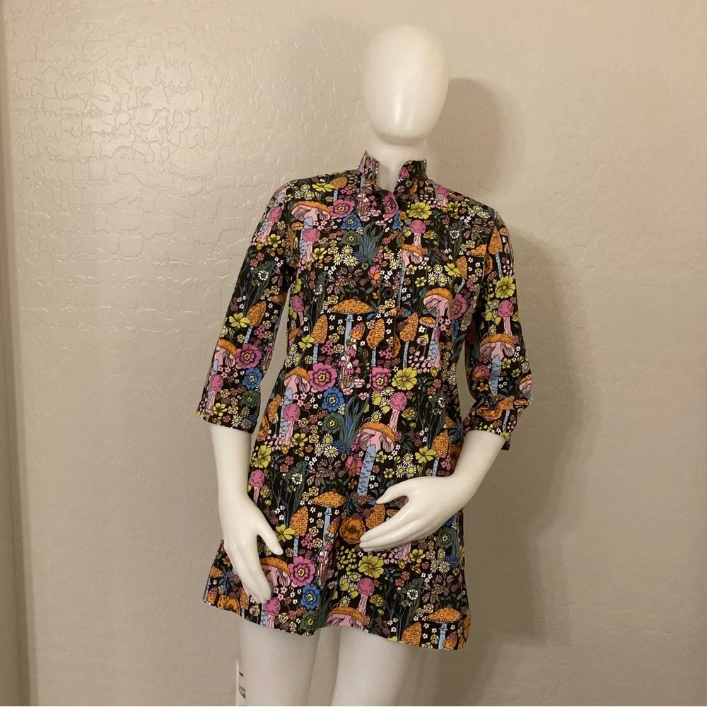 Nooworks Magical Mushrooms Nico Mini Dress XS